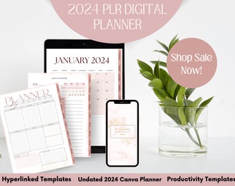 Productivity Planner PLR - Minimalist Design — Digital PLR Store