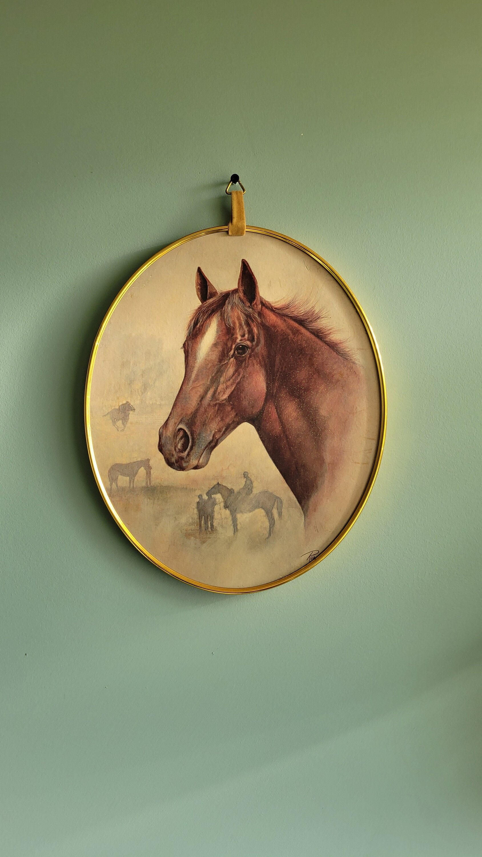 Completed Horse Diamond Painting