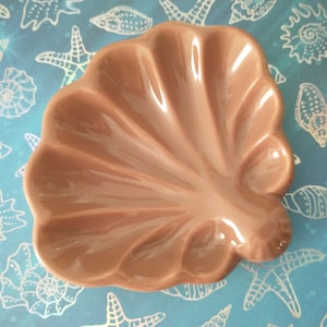 Vintage Mid Century Seashell Dish