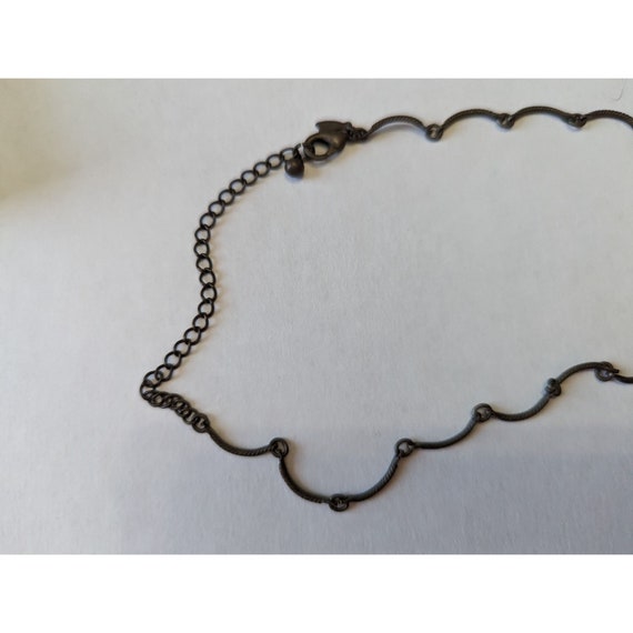 Vtg Avon scrolled necklace & dangle earring set G… - image 8