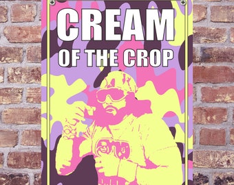 CREMA del CULTIVO Señal de advertencia de aluminio