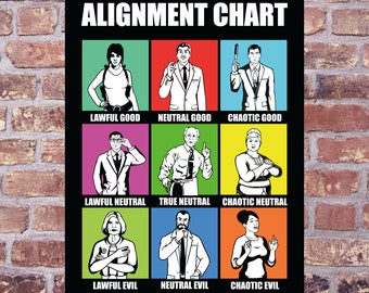 Funny ARCHER ALIGNMENT Aluminum Sign