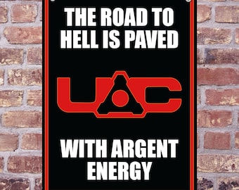 Señal de advertencia de aluminio de la UAC