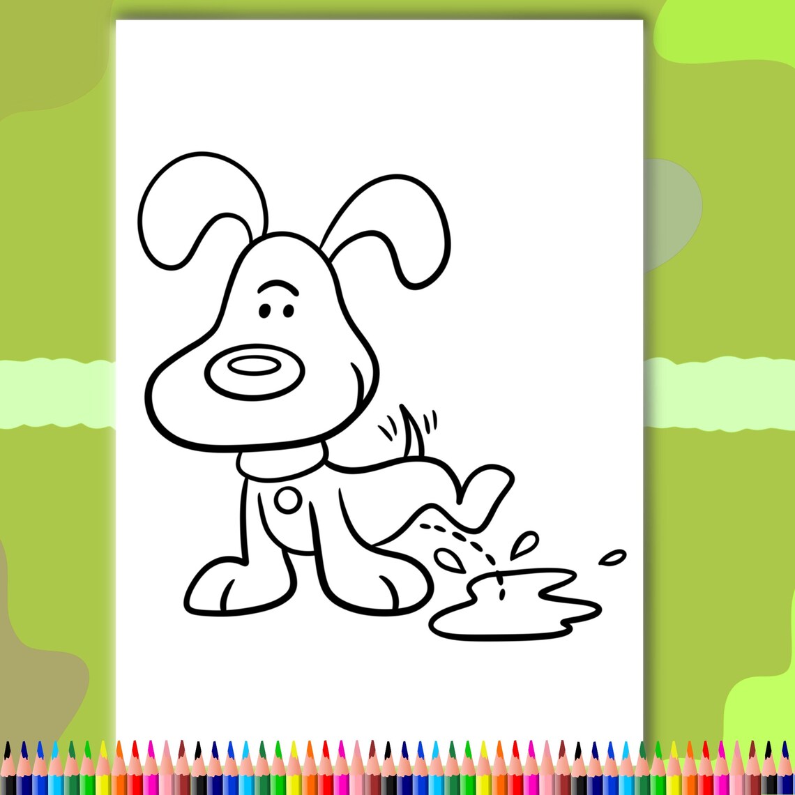 Printable Pooping Animals Coloring Pages, Jpeg Pooping Dog Animal Coloring Book, Funny ...