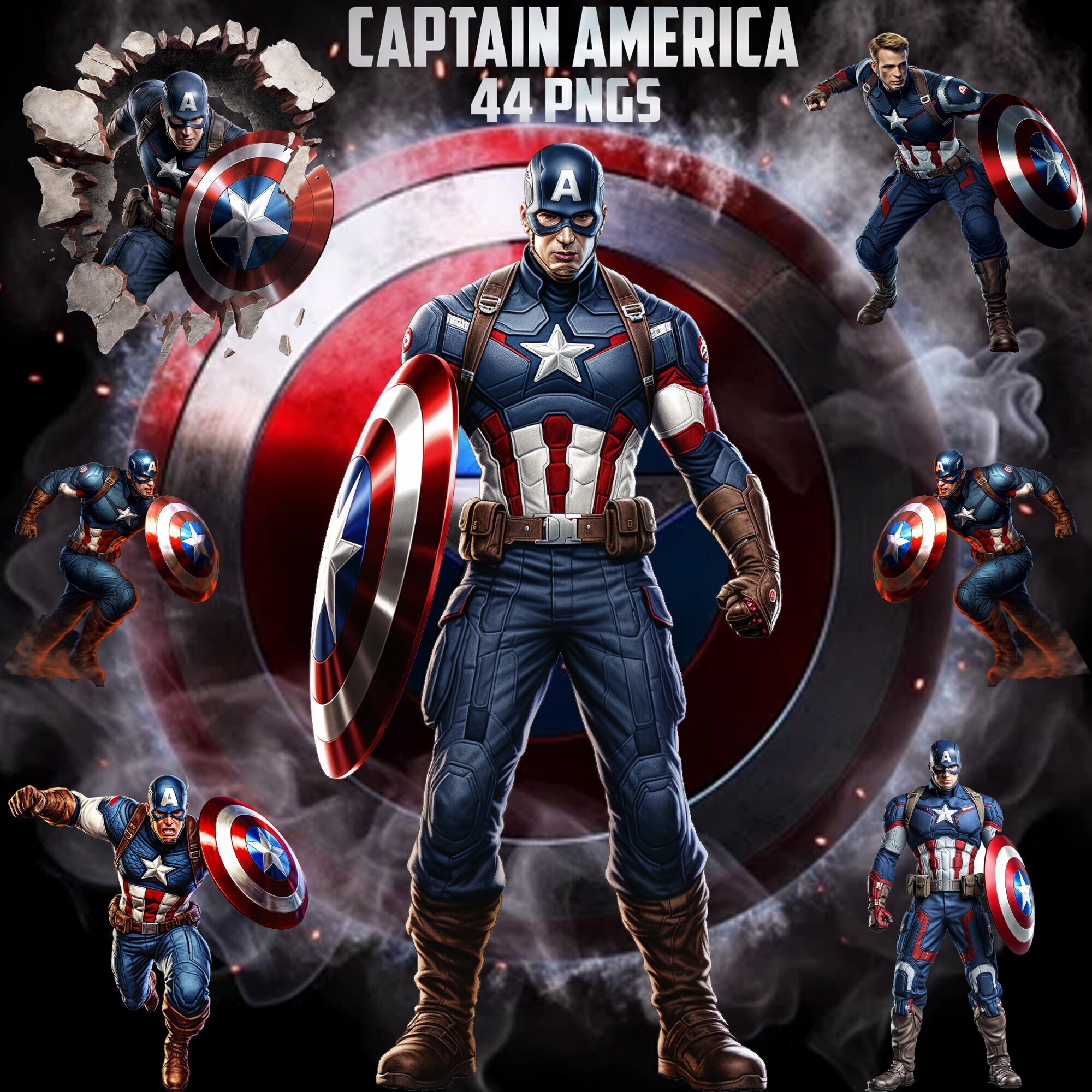 Generic Disney Marvel Avengers Mignon Super Héros De Bande Dessinée  Autocollants BY AMIX à prix pas cher