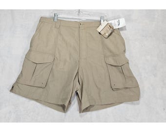 Columbia Fishing Shorts Mens XL 38 40 NEW Vtg PFG Hiking Sun Protection Cargo