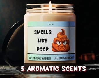 Smells like Poop, Nontoxic candle, Gag gift, Toilet Decor, Funny poop  gifts, Candle gift, Poop, Scented candle wax, Toilet humor, Poop Gift,