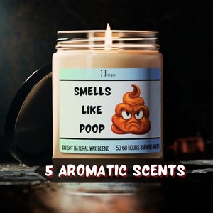 Smells like Poop, Nontoxic candle, Gag gift, Toilet Decor, Funny poop gifts, Candle gift, Poop, Scented candle wax, Toilet humor, Poop Gift,