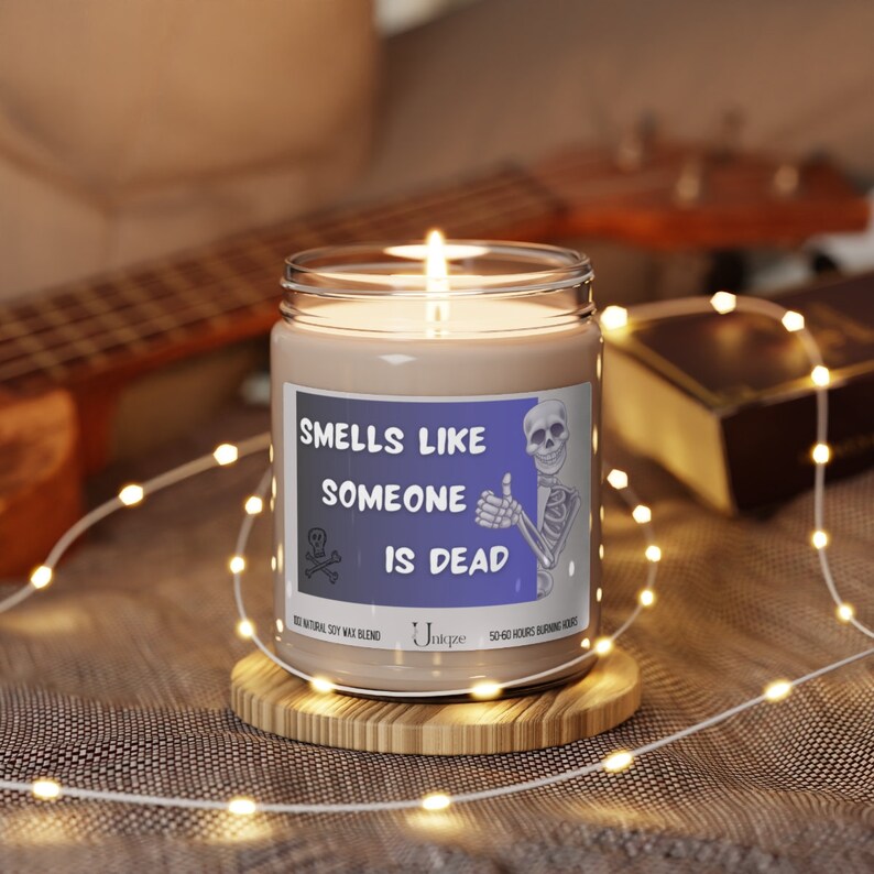 9oz Candle, Smells Like Someone Died in Here, Vegan Candle, Sarcastic