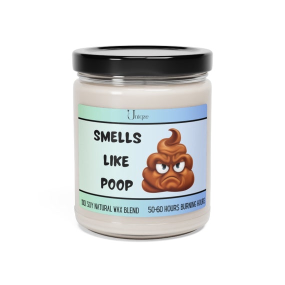 Smells Like Poop, Nontoxic Candle, Gag Gift, Toilet Decor, Funny Poop  Gifts, Candle Gift, Poop, Scented Candle Wax, Toilet Humor, Poop Gift,