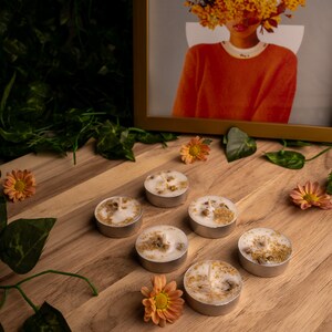 Wide Awake All Natural Hand Poured Tea Light Candle|12 Pack| Birthday Gift|Christmas Gift|Wedding Favor