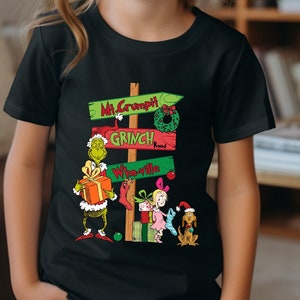 Merry Grinchmas Sweatshirt, Funny Christmas Shirts, Family Matching Holiday, Cute Christmas Tee, Grinch Shirt, Christmas Gift,DisneyWorld