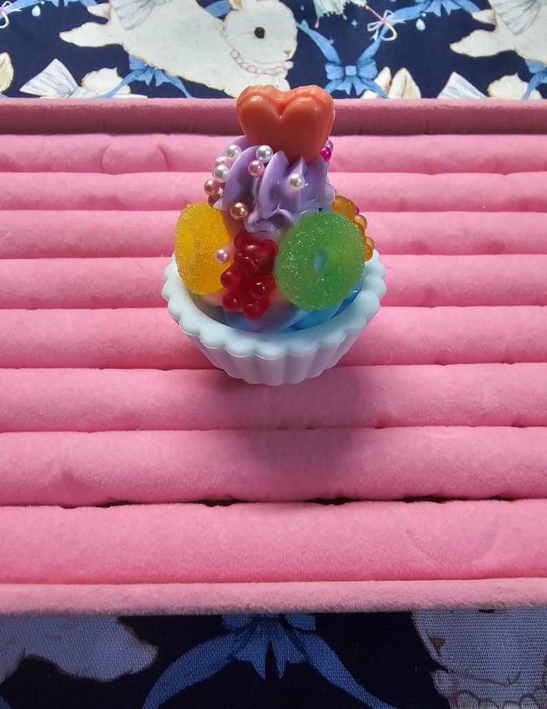 Yummy Kawaii Cupcake Rings Etsy