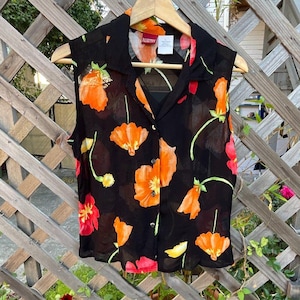 90s archive patterned sheer shirt Italy製 1990s Sheer Shirt - Etsy