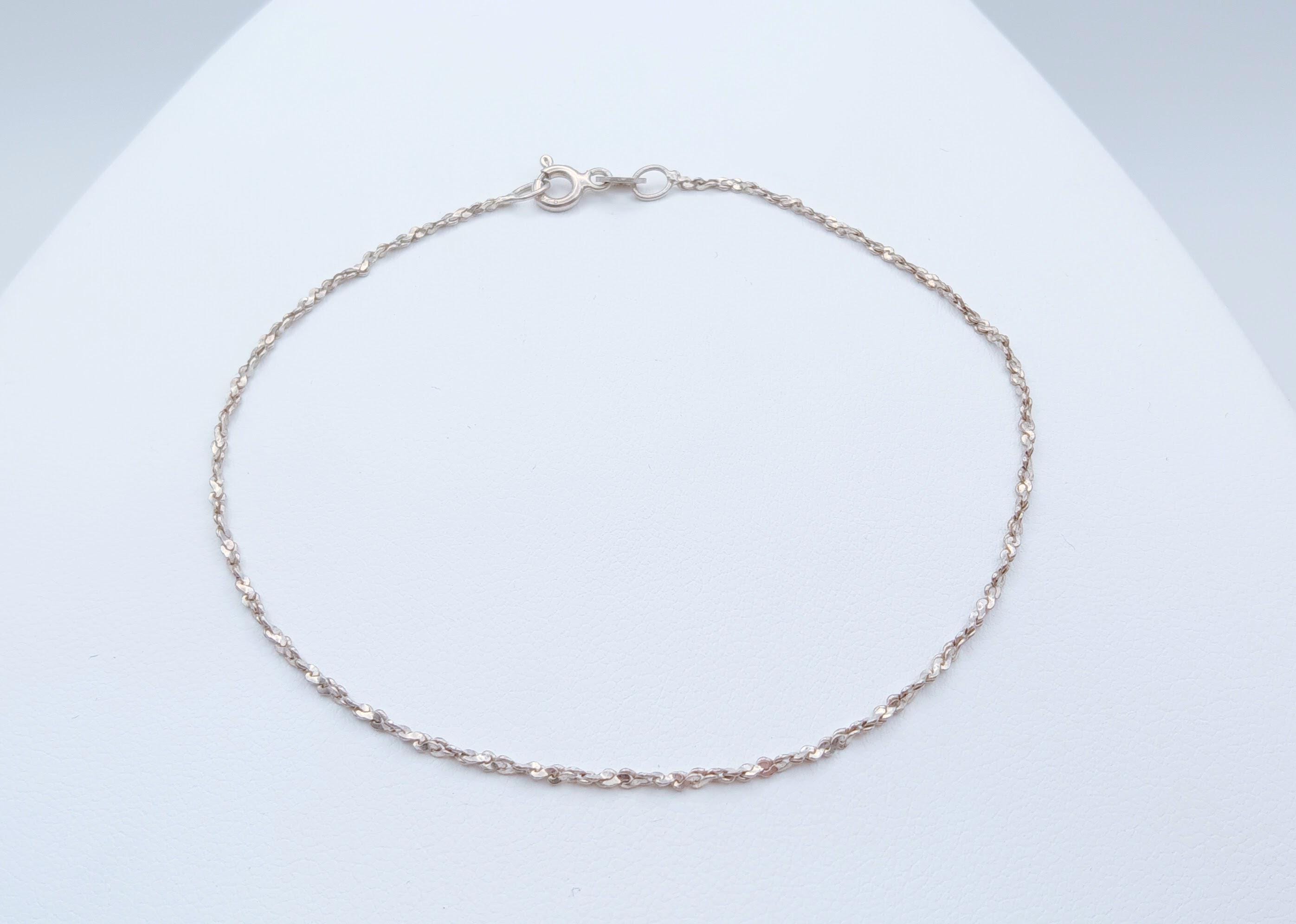 Vintage Italy 925 Silver Bracelet - Etsy