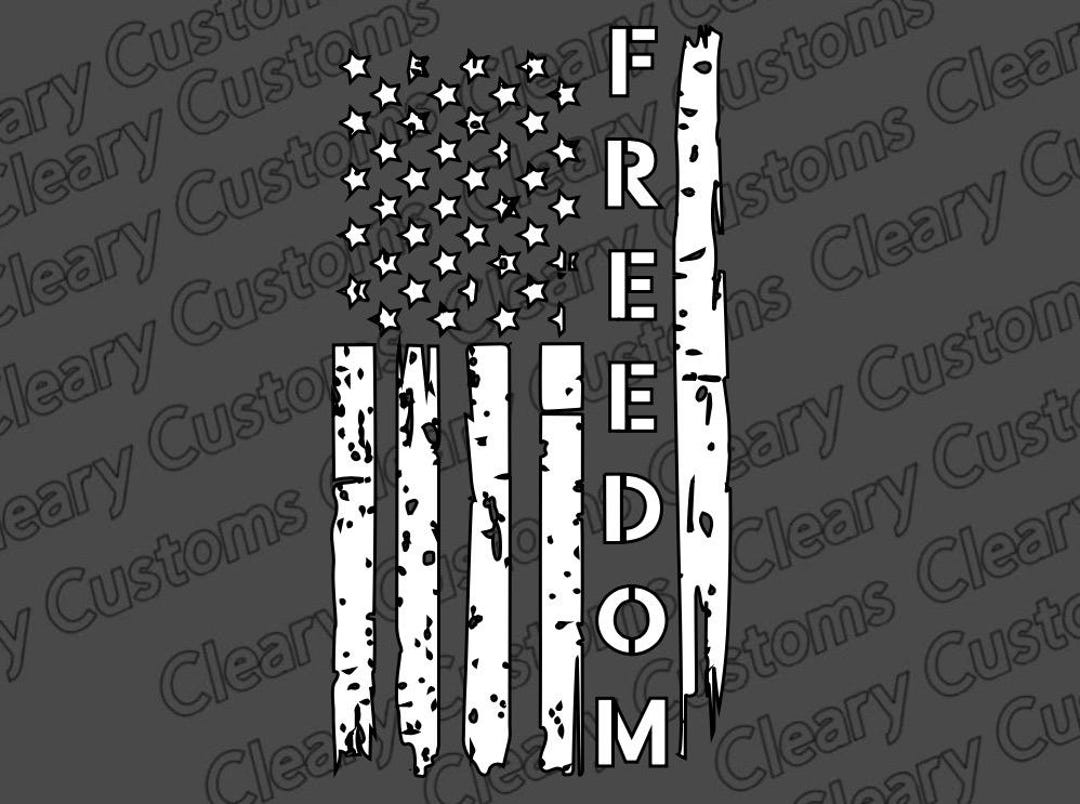 Freedom Sticker Freedom Vinyl Sticker - Etsy