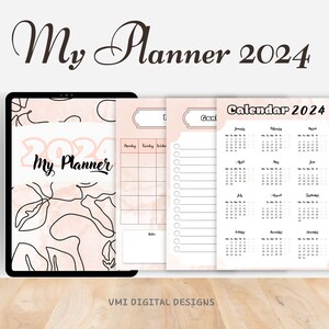 Motivational Digital Planner for Goodnotes - Daily, Weekly, Monthly Organization | Inspiring Design