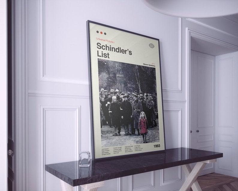 Schindler's List Movie Poster Schindler's List Print Film Poster ...