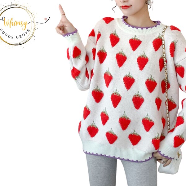 Sweet Strawberry Sweater main image 1