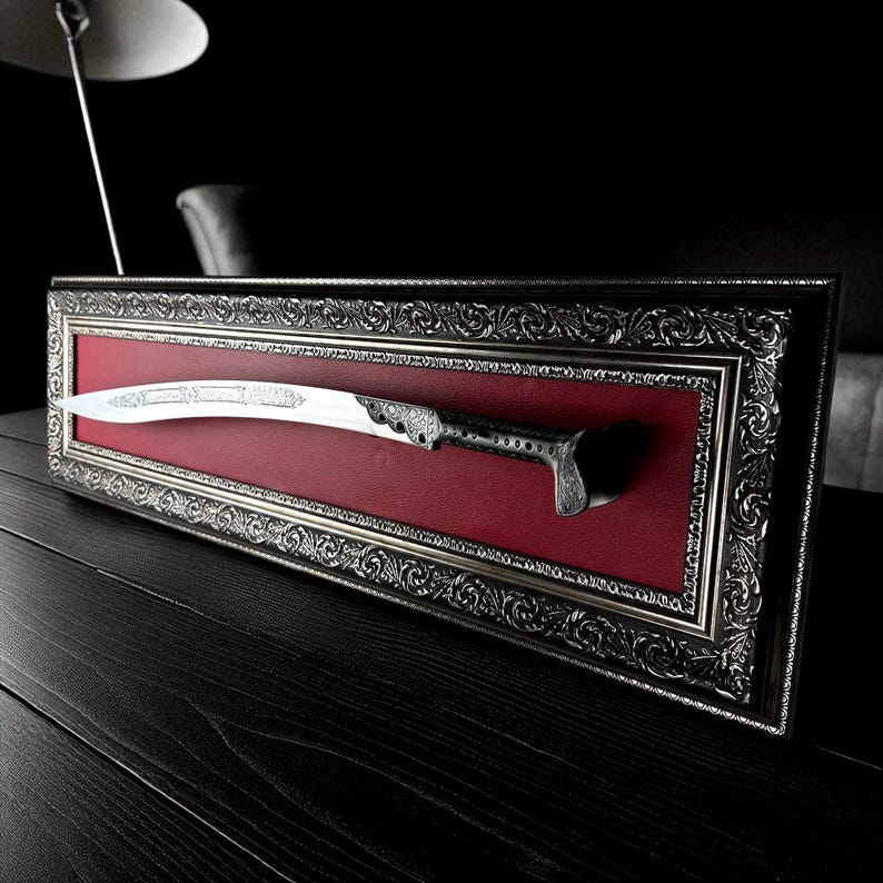 Rectangle Sword Framed Yatagan Sword - Etsy