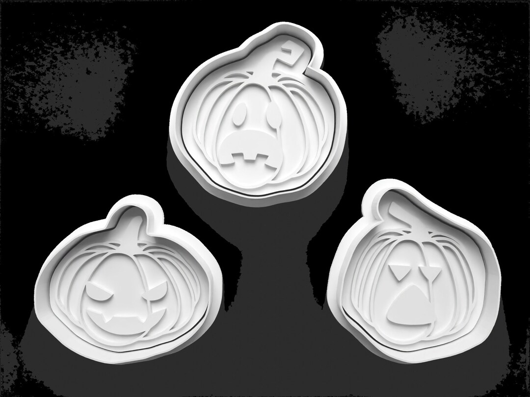 Spooky Halloween Pumpkin cookie cutter - La Boîte à Cookies