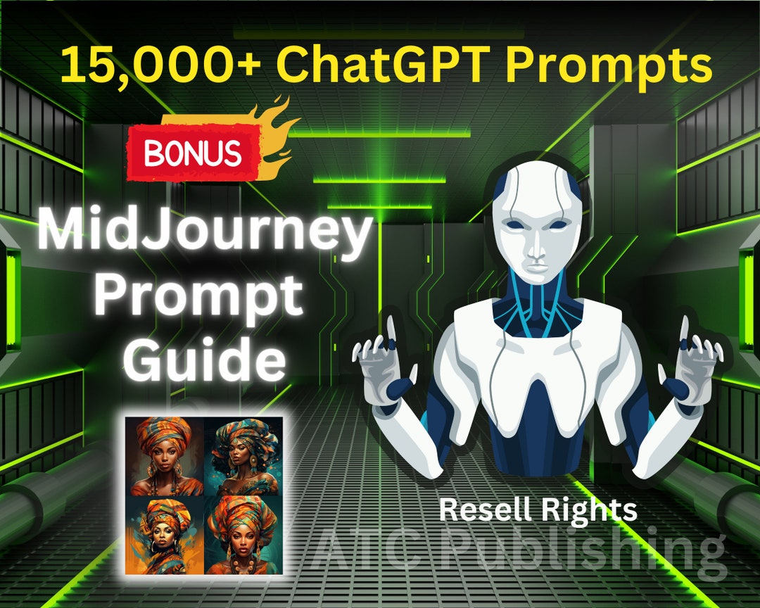 15000 Chatgpt & Midjourney Prompts With Resell Rights - Etsy