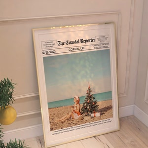 Küsten Mädchen, Küsten Weihnachten, Küsten Mädchen Drucke, Küsten Cowgirl, Küsten Müsli Mädchen, Küsten Wandkunst, Mädchen Power Poster, Magazin Kunst