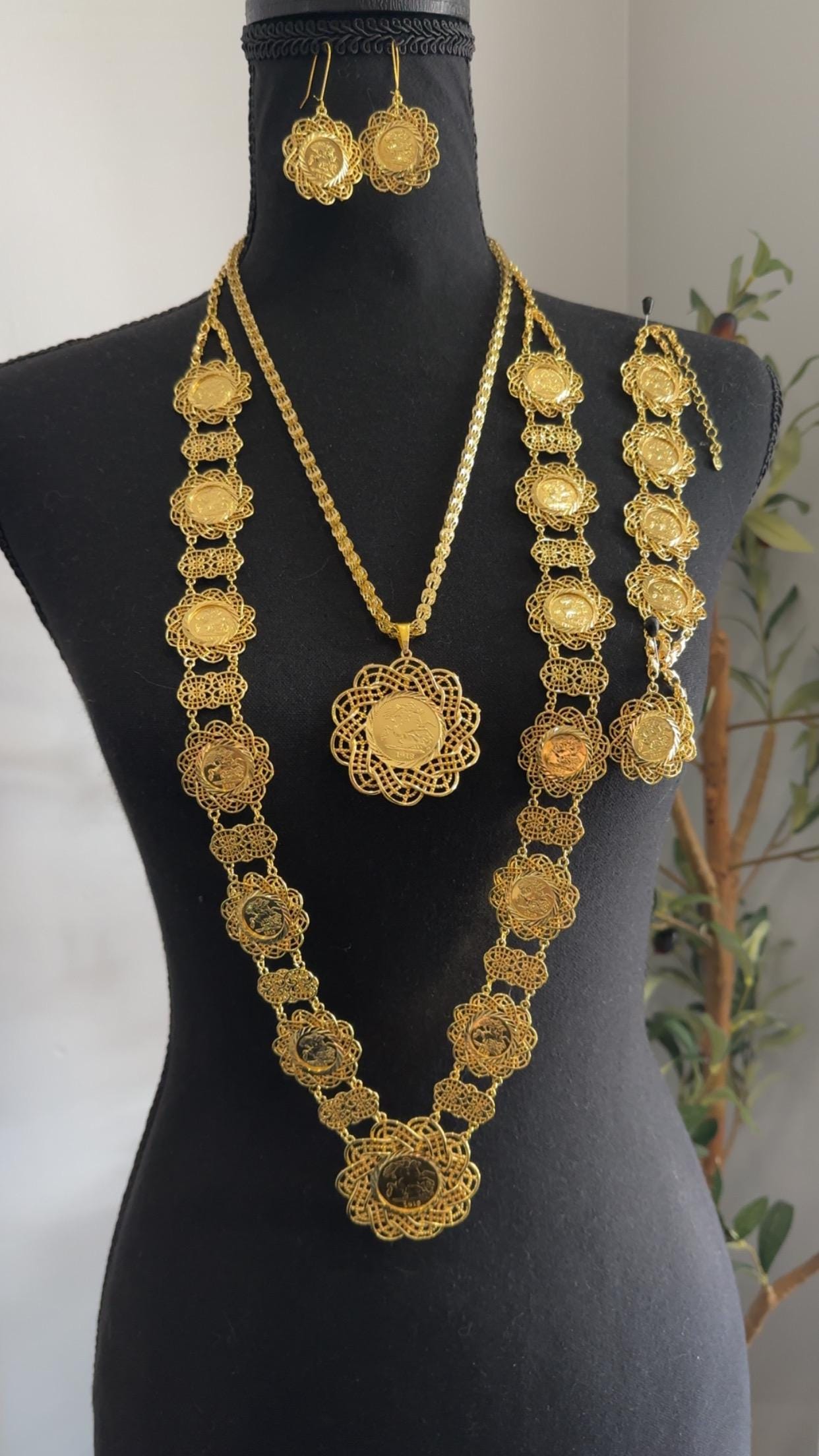 アクセサリー DIFFERENT NECKLACE GOLD 55cm 14k Yellow/white Gold Tennis Contemporary Necklace. SKU