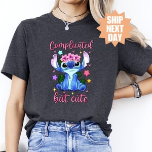 Stitch Complicated But Cute Shirt, Cute Stitch Shirt, Disney Stitch Shirt, Cute Disney Shirt, Cute Lilo and Stitch Shirt, Disneyland Shirt
