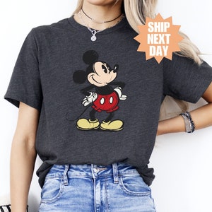 Disney Classic Mickey Mouse Pose T-Shirt, Vintage Mickey T-Shirt, Disneyland Holiday Vacation Shirt, Disney Retro Shirt, Disneyworld T-Shirt