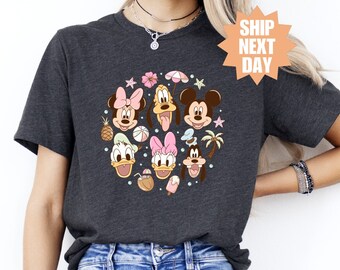 Camiseta de Mickey y sus amigos, camiseta de Mickey y sus amigos, camiseta de Disneyworld, camiseta de vacaciones familiares de Disney, camisetas de personajes de Disney, camiseta de la familia Disney