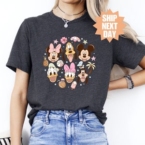 T-shirt Topolino e Amici, T-shirt personaggio Disney World, T ...