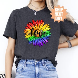 Daisy Pride Shirt, menschliches LGBT T-Shirt, Pride Love Shirt, LGBTQ Pride T-Shirt, Liebe ist Liebe Shirt, Pride Month T-Shirt, Gleichheit T-Shirt