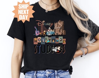 Camiseta de Disney Hollywood Studios, camiseta de viaje a Hollywood Studios, camiseta de viaje familiar, linda camiseta de vacaciones familiares en Disney, camiseta de Hollywood Studios