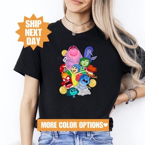 Pixar Inside Out T-Shirt, Inside Out Characters T-Shirt, Disney Emotions T-Shirt, Disney Family T-Shirts, Disney 2024 Family Trip T-Shirt