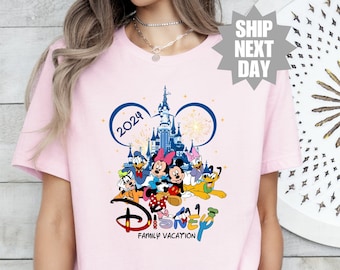 Disney Familie passendes Shirt, Mickey Shirt, Disney Familienurlaub 2024 Shirt, Disney Familienausflug, Familienurlaub Disney, Disney Trip Shirt