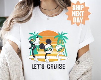 Camiseta Disney Magical Cruisin, camiseta Disney Cruise 2024, camiseta In My Disney Cruise Era, camiseta Disney Cruise, Mickey and Friends Let's Cruise