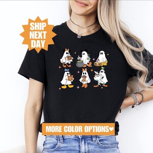 Mickey Ghost Adult Unisex T-Shirt, Disney Mickey Halloween Shirt, Spooky Season Mickey Ghost Shirt, Halloween Disney Shirt, Halloween Shirt