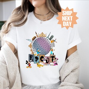 Disney Epcot Shirt, World Traveler Shirt, Disney Castle Shirt, Disneyland Vacation Shirt, Disney Epcot 2024 Shirts, Mickey And Friends Shirt