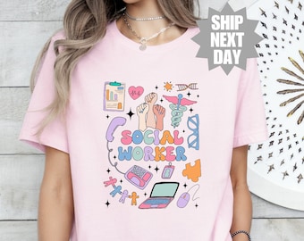 Niedliches Sozialarbeiter Shirt, Geschenk für Sozialarbeiter, Sozialarbeiter Shirt, Sozialarbeiter Wertschätzung Shirt, SchulSozialarbeiter, Sozialarbeit