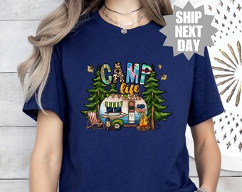 Camp Life Shirts, Camp Group Shirts, Life Is Better Around The Campfire Shirt, Funny Camping Shirt, Hiking Lover Shirt, Girls Weekend Shirt