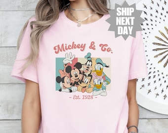 Disneyworld Shirt, Vintage Mickey & Co Shirt, Walt Disneyworld Shirt, Vintage Disneywolrd Shirt, Disney Mickey Mouse Shirt, Disney Vacation