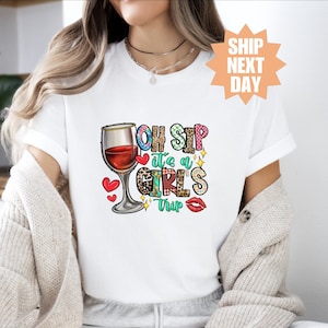 Oh Sip Its A Girls Trip, Girls Trip Shirts, Girls Trip Shirt 2024, Girls Trip Shirts, Summer Vacation Shirt, Summer Trip Shirt, Ladies Shirt
