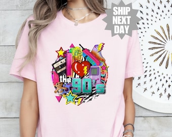 90er Jahre Rarised Comfort Farben Shirt, Western 90er Jahre Shirt, lustiges 90er Jahre T-Shirt, Take Me Back To The 90er Jahre Shirt, 90er Party T-Shirt, 90er Jahre Hip Hop Shirt