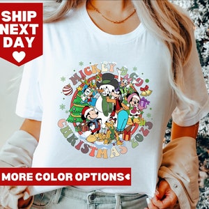 Mickey and Friend Christmas Shirt, Mickey Retro Christmas Shirt, Mickey And Friends Shirt, Mickey And Co Shirt, Retro Vintage Disney Shirt