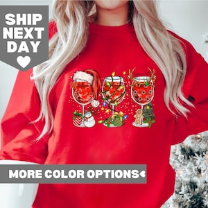Christmas Wine Shirt, Wine Glass Shirt, Merry Christmas Shirt, Santa Wine Glass Shirt, Christmas Wine Tshirt, Gift For Wine Lover