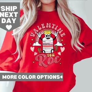 Nurse Valentine Gift Sweatshirt, Valentines Day Nurse Shirt, Nurse Valentine Sweatshirt, Valentine You Roc Shirt, Valentine Gift For Nurse
