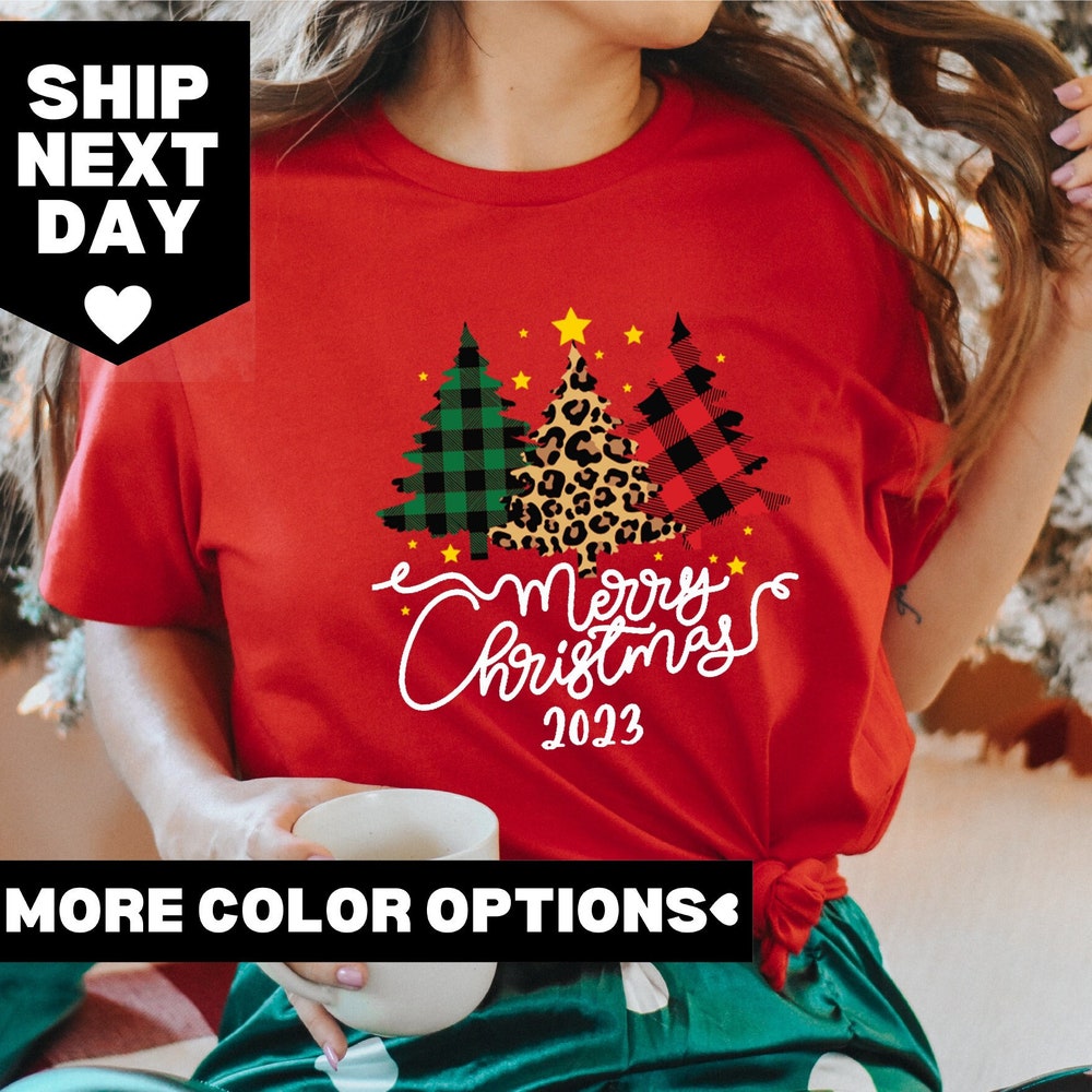 Merry Christmas Shirt, Christmas Sweater, Christmas Tree Shirt, Christmas Tree, Gift For Her, Merry Christmas Tee, Christmas With Tree Shirt Moderndaydecors