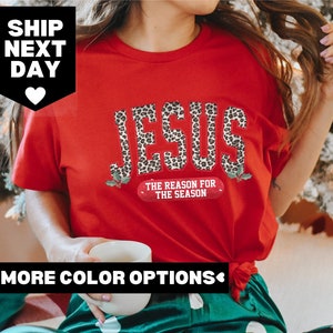 Xmas Jesus Is The Reason For The Season Shirt,  Christmas Jesus Shirt, Retro Jesus Shirt, Christmas Shirt,  For The Season Shirt, Xmas Gift