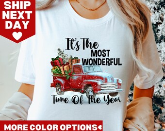 Christmas Its The Most Wonderful Time Of The Year Shirt, Christmas Shirt, Christmas Gift, Family Matching Shirt, Xmas Wonderful Time Shirt
